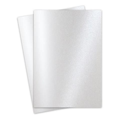 Fav Shimmer Pure Snow White 85 X 14 Legal Size Card Stock Paper