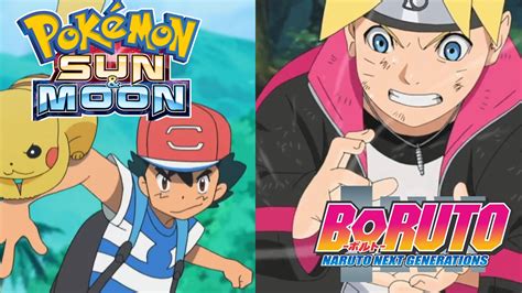 Pokémon Sun And Moon Y Boruto Naruto Next Generations Cambiarán Su Día