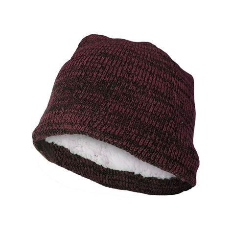 Polar Extreme Beanie Hat For Men And Women Winter Warm Hats Knit Slouchy Thick Skull Cap Red