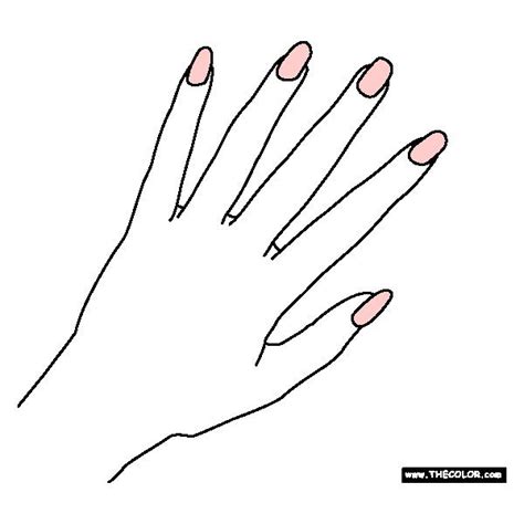 You may want to choose cheap nail polish in case the color doesn't come pour the polish from the cup into a clean, empty nail polish bottle. Nail Polish Coloring Page | Nail drawing, Girls nail ...