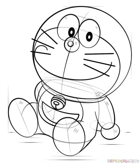 How To Draw Doraemon Step By Step Drawing Tutorials