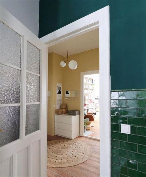 20 stylish teen room design ideas. teal walls with dark green tile backsplash. / sfgirlbybay #greenBathroom | Green bathroom, Green ...