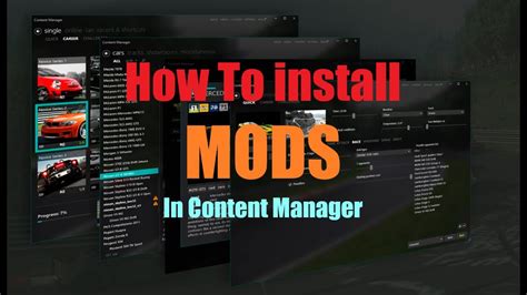 Short Video How To Install Mods In Assetto Corsa Youtube