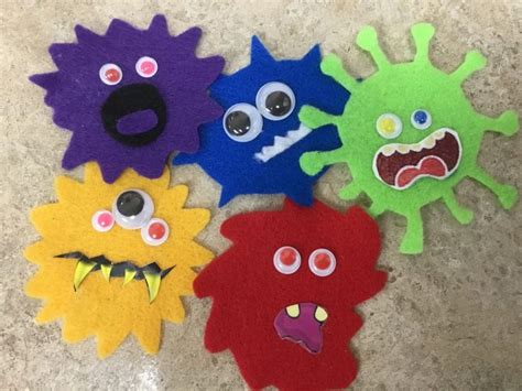 Flannel Friday Germs Preschool Art Activities Germ Crafts Flannel