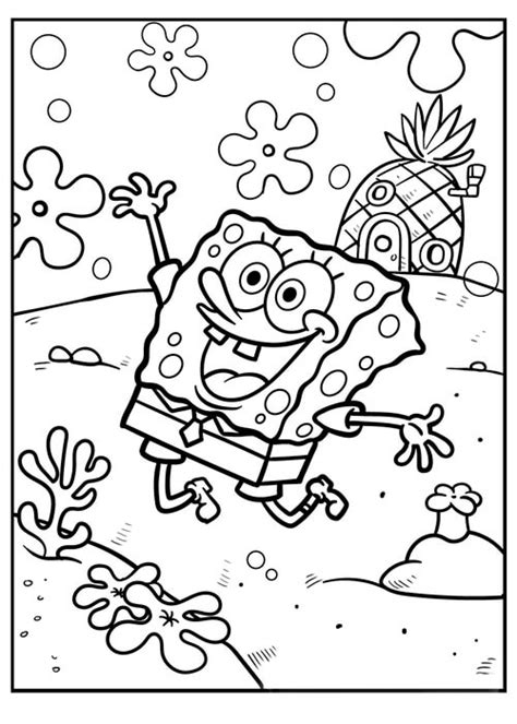 Kolorowanka Szcz Liwy Spongebob Pobierz Wydrukuj Lub Pokoloruj Online Ju Teraz