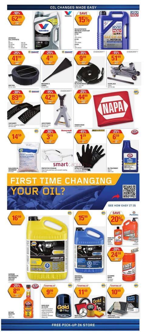 NAPA Auto Parts Flyer October 1 to 31