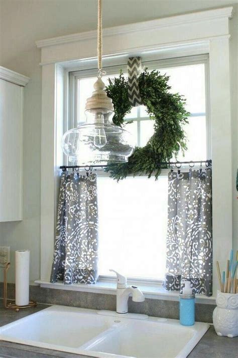 Think about windows above the sink, near the stove where splattering grease could build up, or heavy food prep areas. + 46 Kitchen Window Treatments Over Sink Farmhouse Farm ...
