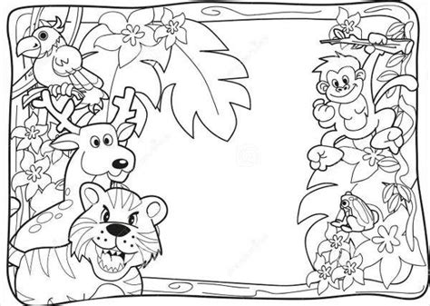 8 Jungle Coloring Pages Pdf Png Free And Premium Templates