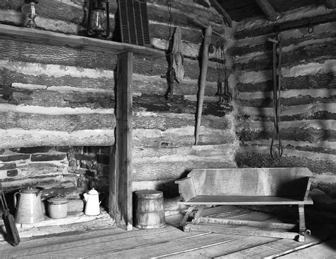 Laura ingalls wilder log cabin. Interior, Ingalls Log Cabin Recreation | Near Independence ...