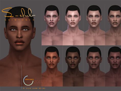 Muscle Male Skin Overlay By S Club The Sims 4 Catalog