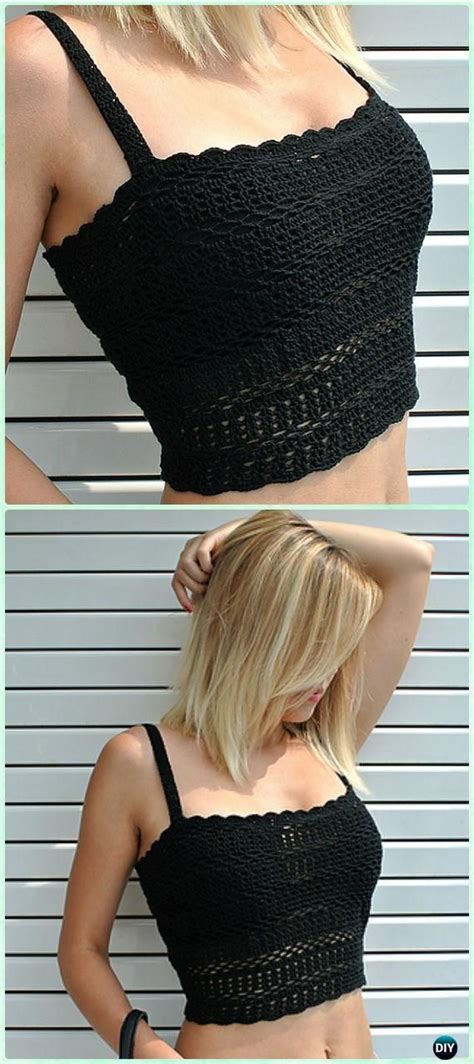 Wiki researchers have been writing reviews of the latest crop tops for women since 2020. Crochet Women Summer Crop Top Free Patterns | Crochet ...