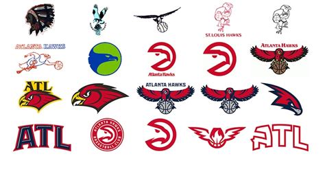 Swipe Right On Hawks Logos Over Time