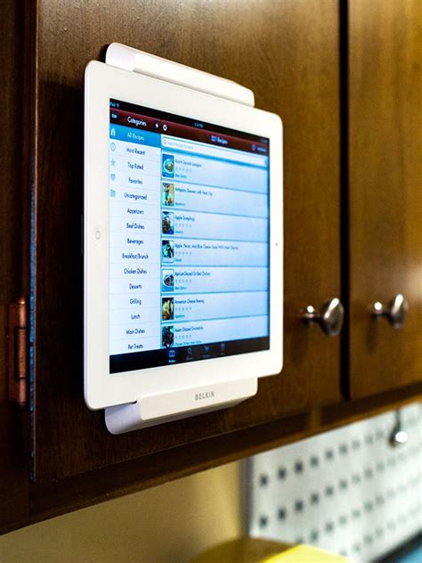 Belkin kitchen cabinet mount — $36.95 via amazon Favorite Find // iPad Cabinet Mount - Sarah Hearts ...