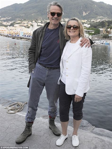 Jeremy Irons And Wife Sinéad Cusack Arrive At The 2016 Ischia Global