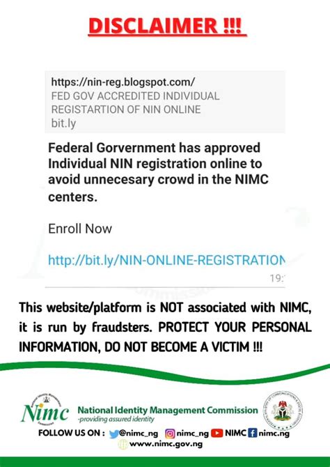 Federal Government Has Approved Individual Nin Registration Online To Avoid Unnecessary Crowd In