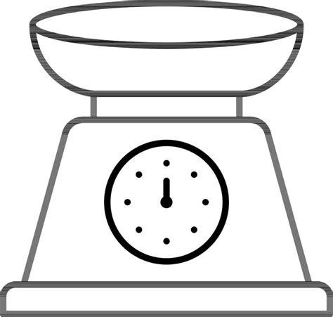 Weight Scale Icon In Line Art 24365101 Vector Art At Vecteezy