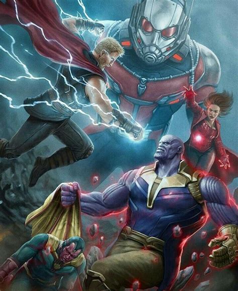 Download Check Out This Amazing Fan Art Of Thor Vs Thanos By By