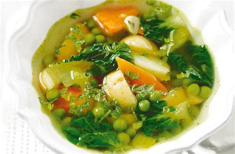 Homemade Spring Vegetable Soup British Recipes Goodto