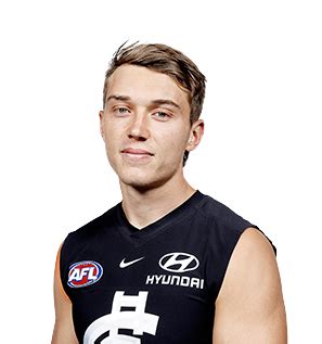 Patrick cripps (born 18 march 1995) is a professional australian rules footballer playing for the carlton football club in the australian football league (afl). Patrick Cripps - carltonfc.com.au