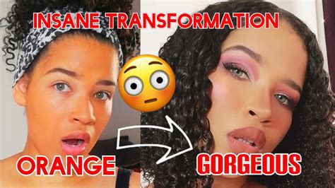 Insane Transformation How To Fix A Wrong Shade Foundation Youtube