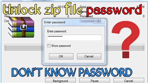 How To Unlock Zip File Password In Just Minute By Ameon Youtube