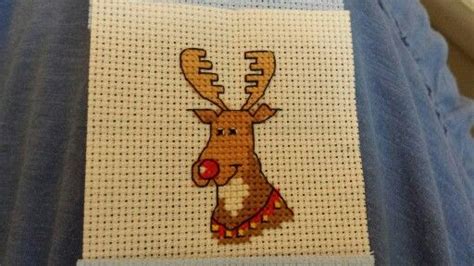 Over 19,000 patterns & kits. Mouseloft reindeer | Christmas cross stitch, Cross stitch ...