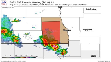 Eas Alert On Twitter Fgf Issues Tornado Warning Tornado Radar