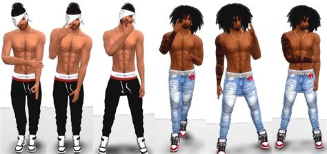 The Black Simmer Male Poses By Xxblacksims