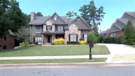 Tour One Of Nw Atlanta Best Subdivisions And A New Luxury Home Youtube
