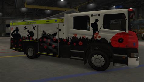 West Yorkshire Fire And Rescue Service Remembrance Livery British