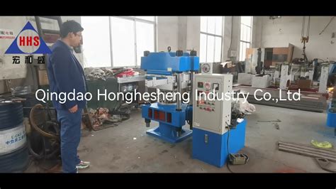 100 Ton Plate Vulcanizing Press Hydraulic Rubber Vulcanization Molding