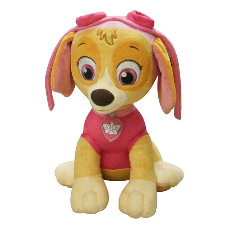 The paw patrol pups are playing on the beach when they discover sea turtle hatchlings. PAW Patrol "Skye" Cuddle Pillow | Walmart.ca