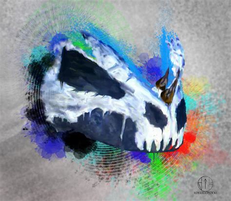 Argonian Dubstep Skull By Rolledupsocks On Deviantart