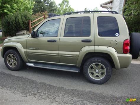 2002 Cactus Green Metallic Jeep Liberty Renegade 4x4 ...