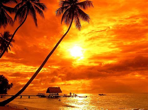 Beach Sunset Desktop Wallpaper 4k Colorful Sunsets Wallpapers ·①