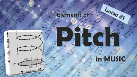 Elements Of Pitch In Music Higher And Lower Sounds Lesson 1 Youtube