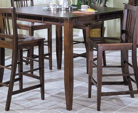 This stakmore cabinet starts as a basic hutch with an area that stores five (5) leaves and another for incidentals. Homelegance Market Square Pub Dining Table wth Butterfly ...