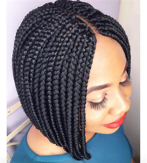 Goddess braided hairstyles are ideal for people who want to prevent hair breakage or retain moisture and length. Sleek box braids @starqualitystylez - Black Hair Information