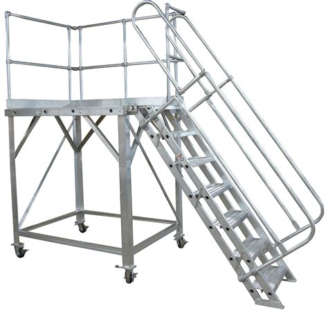 Rolling Work Platforms - Metallic Ladder Manufacturing Corp