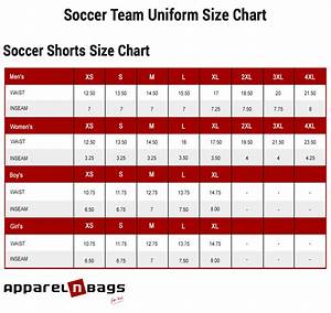 Accurate Soccer Jerseys Size Chart And Measurements Guide