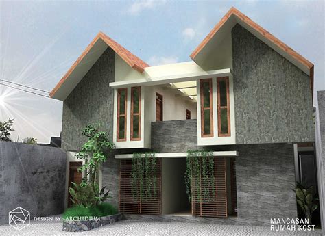 Project Desain Rumah Kos Mancasan desain arsitek oleh ARCHIDIUM