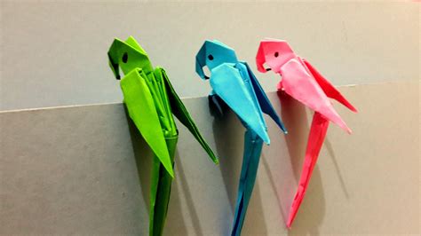 How To Make Origami 3d Parrot Best Origami Tutorial Useful Origami