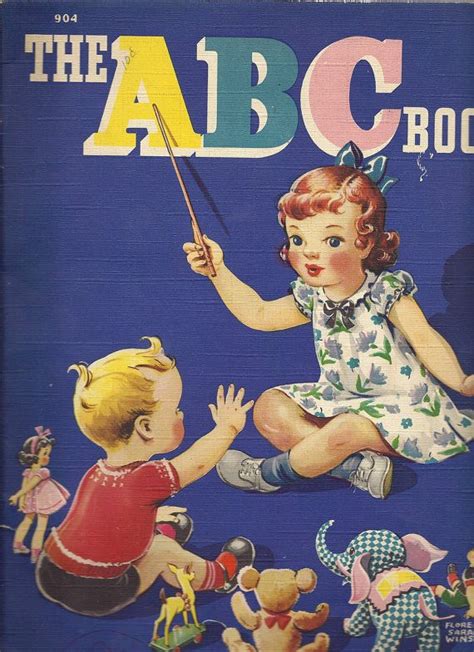 Vintage 1940s Abc Book Vintage Book Covers And Florence