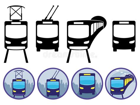 Transport Ikony Ilustracja Wektor Ilustracja Złożonej Z Objurgate