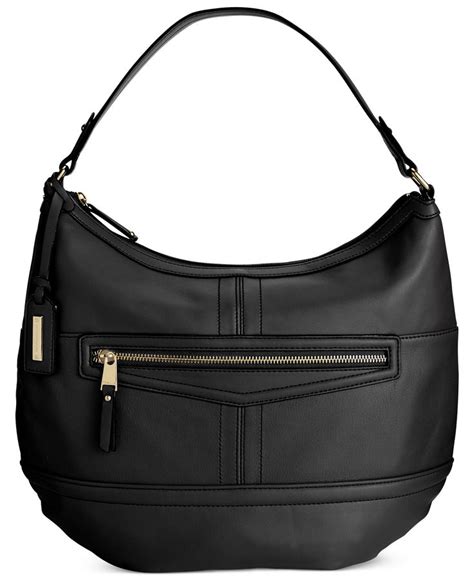 Tignanello Pretty Pocket Leather Hobo Handbags Accessories Macy S