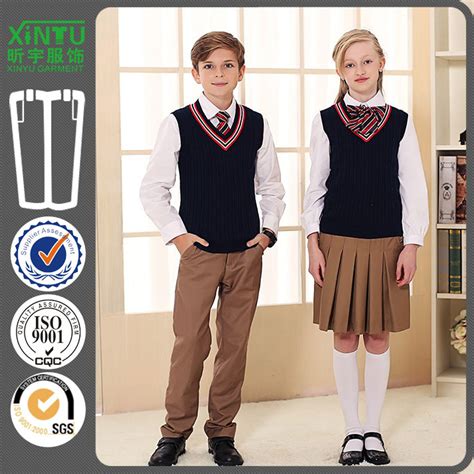 China Beautiful Sweat Vest Band Primary School Uniform Designs