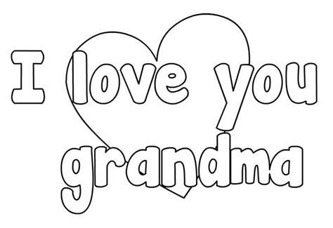 Print whichever options you like best on plain printer paper; Coloring Pages: Happy mothers day grandma coloring pages
