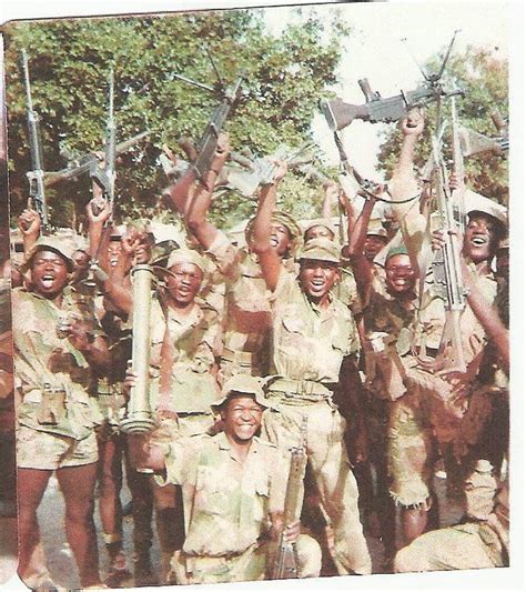 Men From The Rhodesian Guard Force C Coy 1st Battalion Line Of Rail