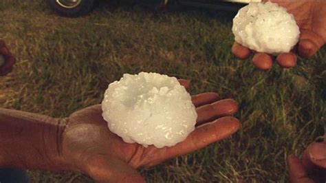Giant Hailstones Pummel Scientists