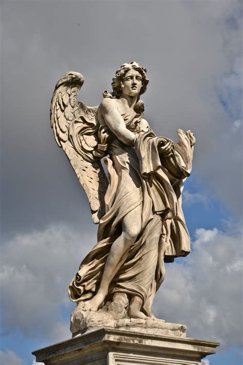 Free Images Monument Statue Italy Sculpture Angel Art Rome